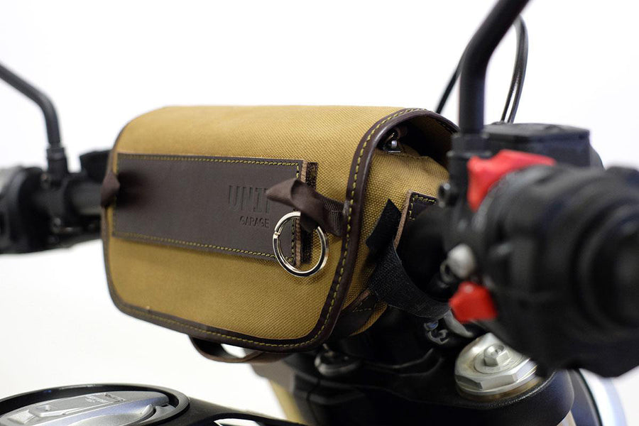 BMW R nineT 1200 Urban G/S (niedriger Auspuff) [2017-2023] - Sahara Canvas Lenkertasche