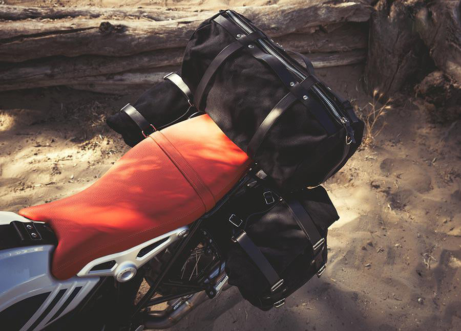 BMW R nineT 1200 Urban G/S (hoher Auspuff) [2017-2023] - Kalahari Reisetasche 43L Canvas