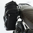 BMW R nineT 1200 Pure [2017-2023] - Canvas-Seitentasche + Double symmetrischer Rahmen