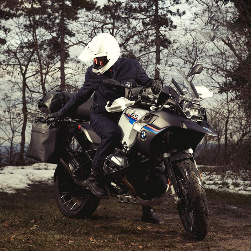 BMW R 12 G/S [2025-2026] - Khali Seitentasche aus TPU 35L - 45L + Aluminiumplatte auf der Schalldämpferseite
