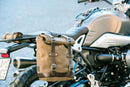 BMW R nineT 1200 Roadster [2014-2023] - 22L-30L Scram Satteltasche aus Spaltleder + Rahmen der Serie