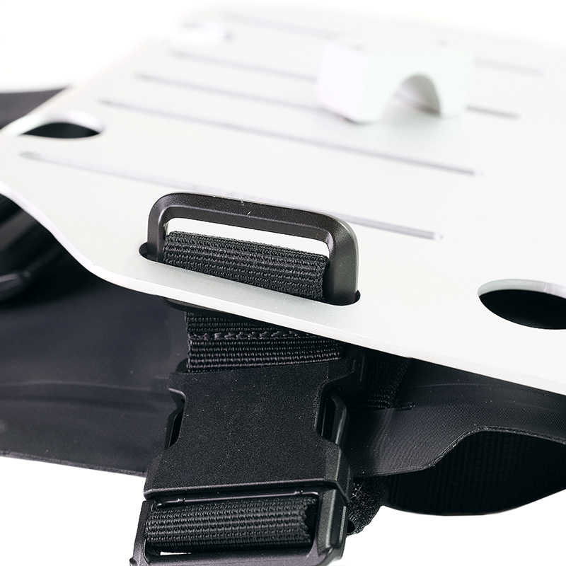 BMW R nineT 1200 Pure [2017-2023] - Aluminium-Taschenhalter mit verstellbarer Khali-Vorderseite in Hypalon