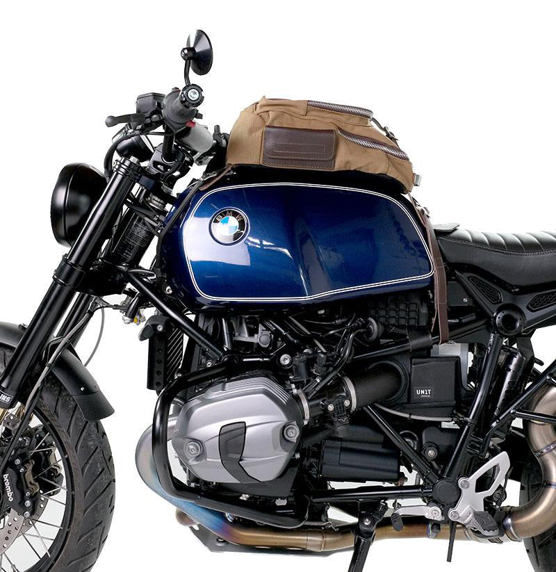 BMW R nineT 1200 Urban G/S (hoher Auspuff) [2017-2023] - Canvas Tankrucksack