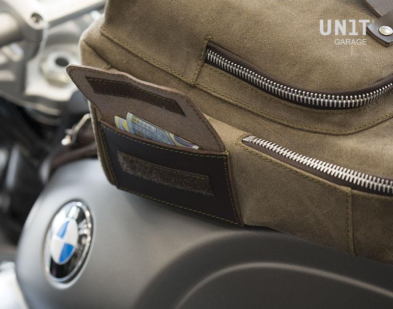 BMW F 450 GS [2026-] - Tankrucksack aus Spaltleder