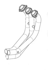 Kawasaki KX 250 [2021-2024, 2024] - tubo collettore - immagine 10