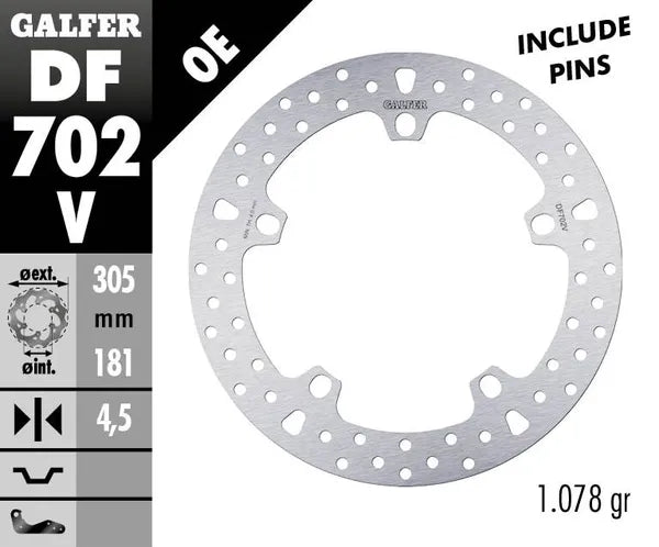 Bmw R 1200 C Independent ABS (0405) [2005] - Brake disc fixed round – picture 4