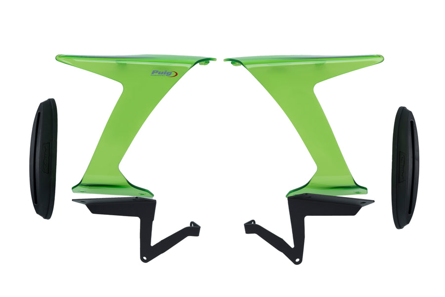KAWASAKI ZX-6R NINJA [2025] – Spoiler laterale gara – Nero opaco