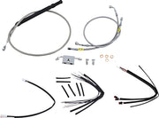 Default Title harley davidson flfb [BURLY BRAND] - Handlebar cable and brake line kit for Burly Ape handlebars