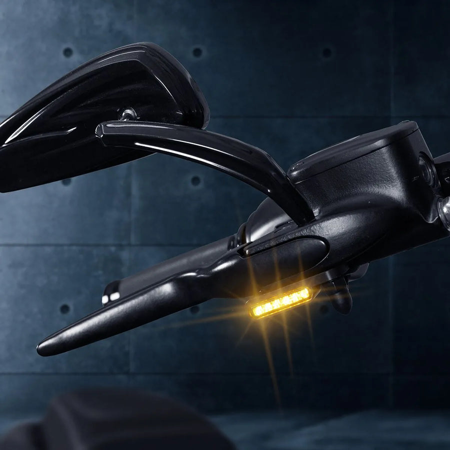 Harley Davidson FXSB [HEINZ BIKES] – Indicatori LED sul manubrio