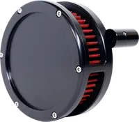Harley-Davidson FLSTSE2 1800 Softail Convertible CVO [2011] - Kit filtro aria BA - Finitura: cromato, rosso, trasparente - Immagine 7