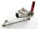 Ducati 900 SS [1993] - Footrestraste del conducente a sinistra con supporto e leva degli ingranaggi-2