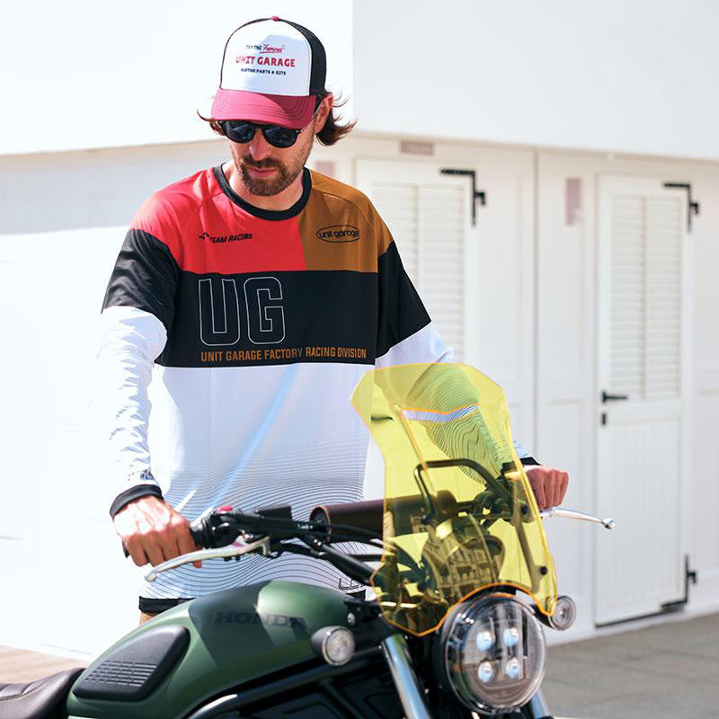 BMW R 1150 R [2000-2006] - Unit Garage Vintage-Trucker-Cap Weiß/Rot