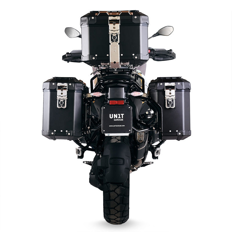 BMW F 850 GS [2018-2024] - Atlas Aluminium-Taschenpaar 39L + 32L + Atlas und ADV Aluminium-Satteltaschenrahmen