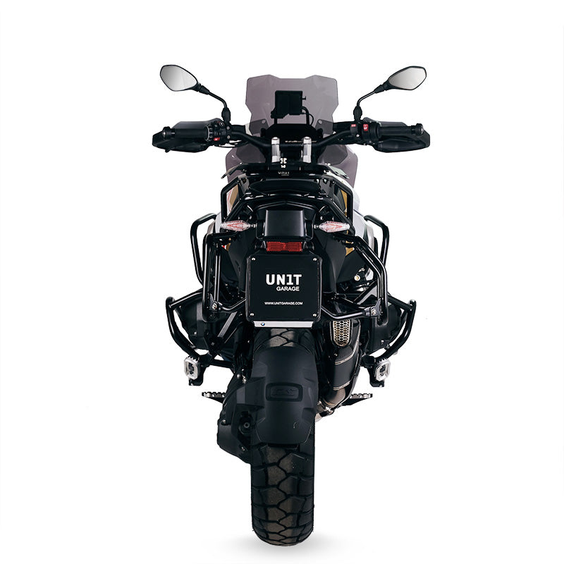 BMW R nineT 1200 Pure [2017-2023] - Atlas Aluminium-Taschenpaar 39L+32L + Atlas Aluminium Taschenrahmen