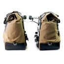 BMW R nineT 1200 Roadster [2014-2023] - Paar Cult-Seitentaschen aus Canvas 40L - 50L + Paar Aluminiumplatten