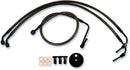 Harley Davidson Flhri [LA CHOPPERS] – Midnight Geflochtenes Bremsleitungs-Kit