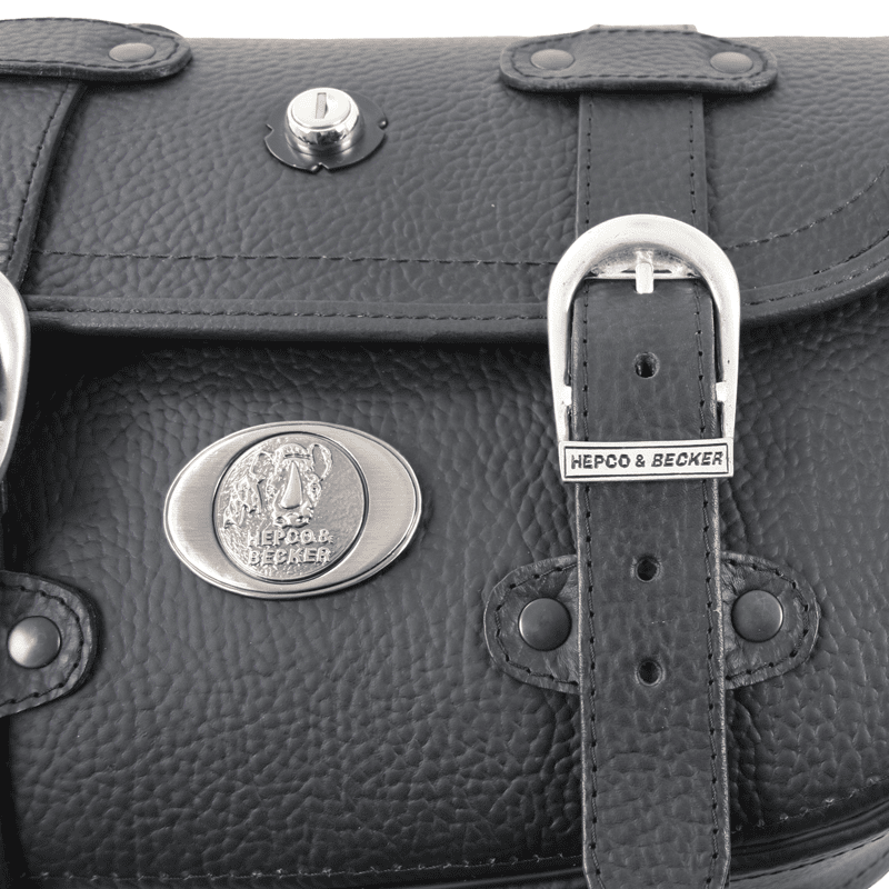 Motorradtasche [Hepco & Becker] - Leder Liberty Big – Rohrpacktaschenhalter