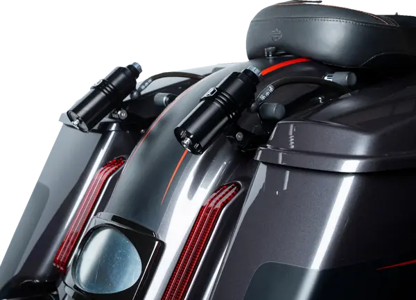 Harley-Davidson FLTRXSE 1977 Road Glide CVO 121 [2025] - REVO ARC Billet Remote Reservoir Outer Mounts - Image 5