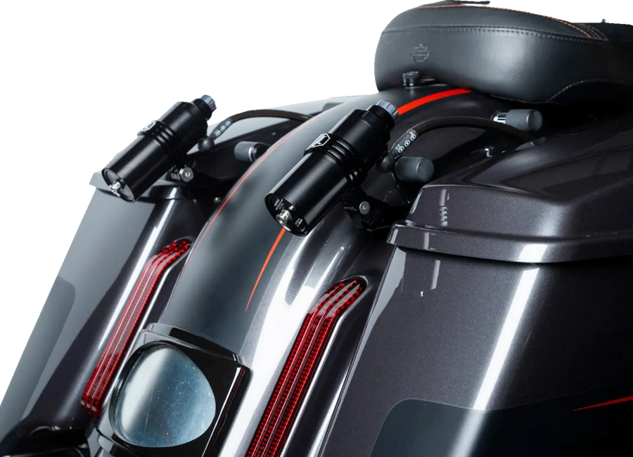 Harley-Davidson FLTRXSE 1977 Road Glide CVO 121 [2025] - REVO ARC Billet Remote Reservoir Outer Mounts - Image 2