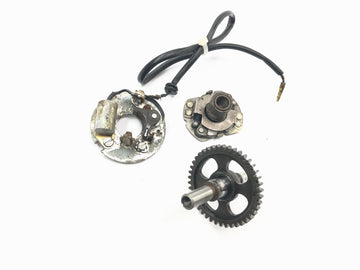 Yamaha XT 500 1U6 [1981] - Regolazione accensione regolatore centrifugo interruttore contatto accensione