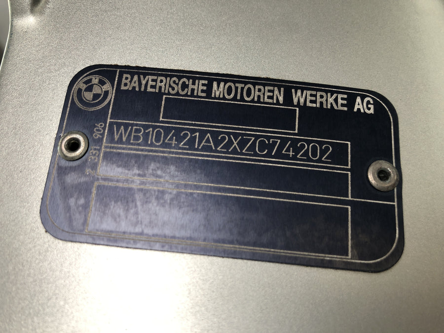 BMW R 850 C 259C [1999] - testata con documenti del veicolo