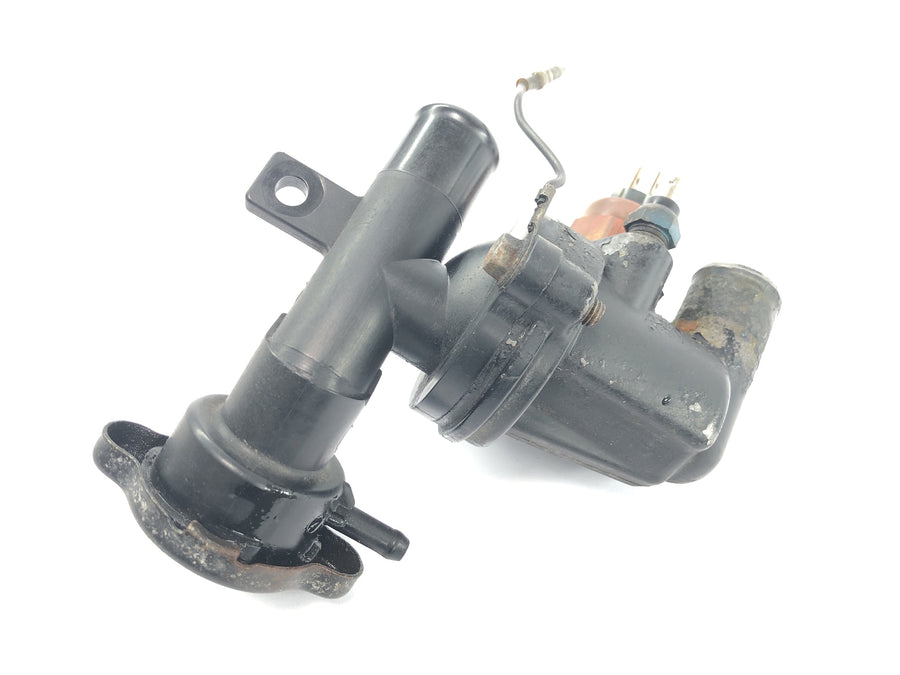 Yamaha XTZ 660 3YF [1992] - Distributore del liquido di raffreddamento con collegamento dell'acqua di raffreddamento del termostato