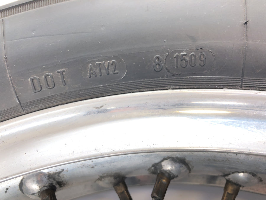 Moto Guzzi V7 Special [1971] - Vorderrad Felge Speichenrad Borrani 18 x 3"