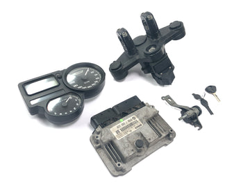 BMW R 1200 GS R12 K25 [2004] - Set serrature centralina cruscotto blocchetto accensione ponte forcella superiore set chiavi bloccasterzo - 0
