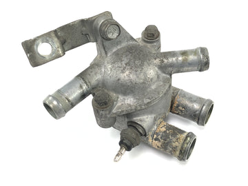 Honda XRV 750 Africa Twin RD04 [1992] - Termostato del liquido di raffreddamento Alloggiamento del termostato del liquido di raffreddamento Distributore del liquido di raffreddamento Distributore dell'acqua - 0