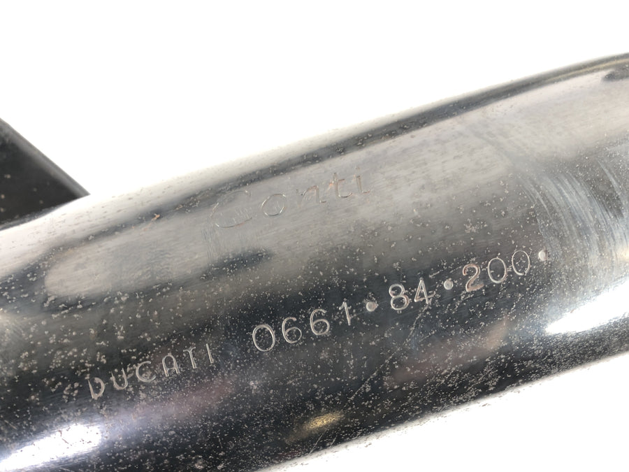 Ducati SL 600 Pantah [1982] - Exhaust system muffler manifold 2 in 1 CONTI