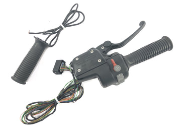 BMW R 1150 RS R22 [2003] - Handlebar fitting, right, throttle grip, handbrake pump, switch unit, heated grip