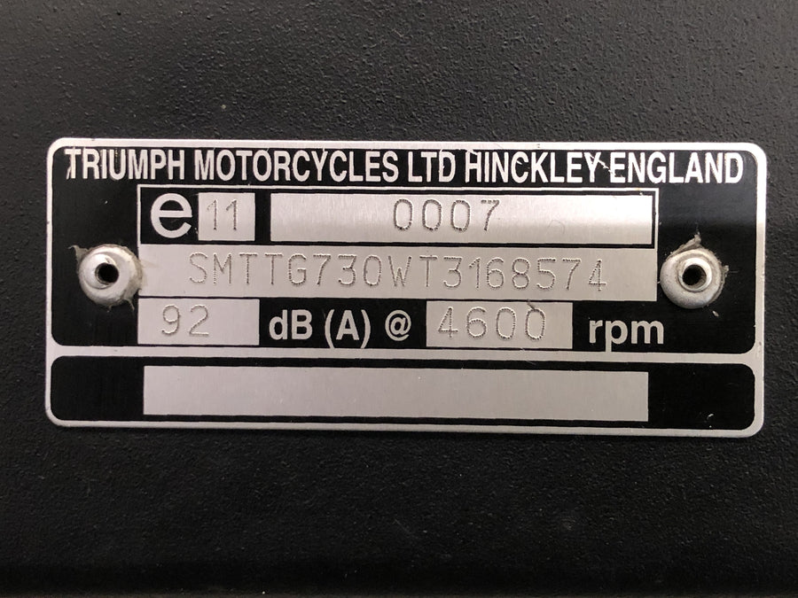 Triumph Tiger 955i 709EN [2003] - Rahmen mit Papieren
