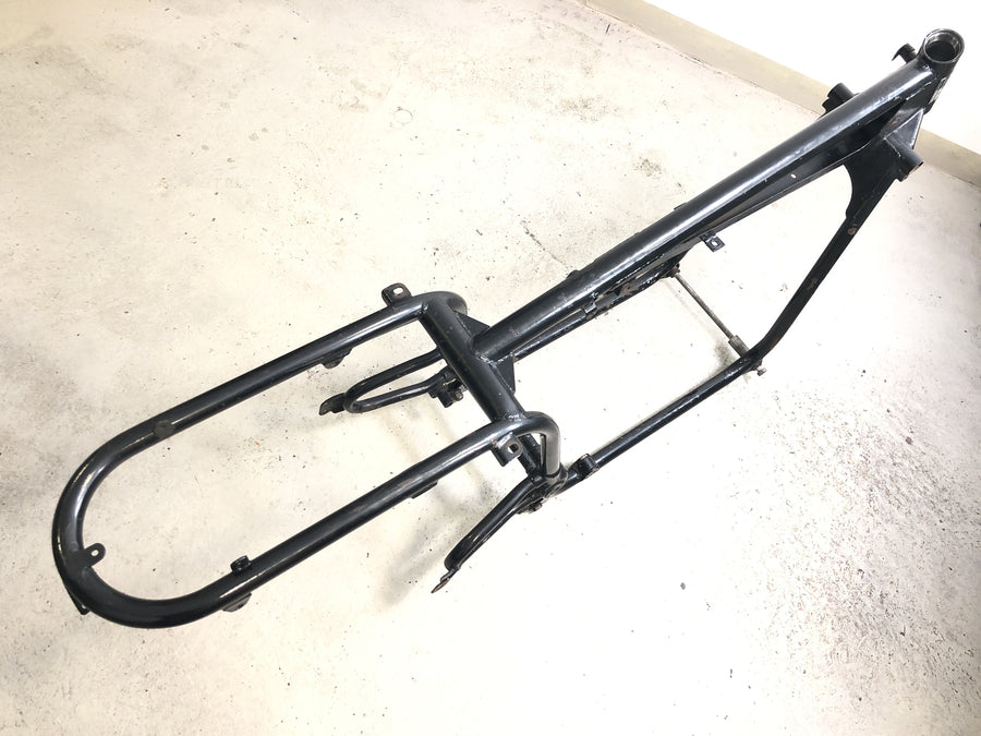 Moto Guzzi V7 Special [1971] - frame with registration document main frame chassis chassis base frame