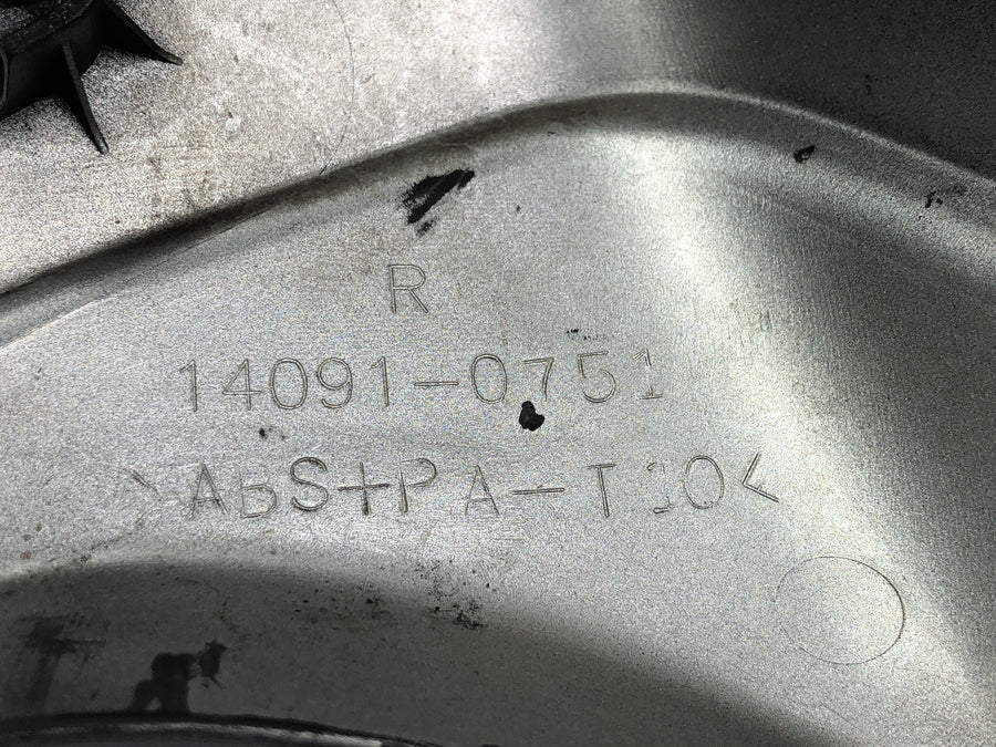 Kawasaki Versys KLE 650 A [2006] - Pannello radiatore destro della copertura del radiatore