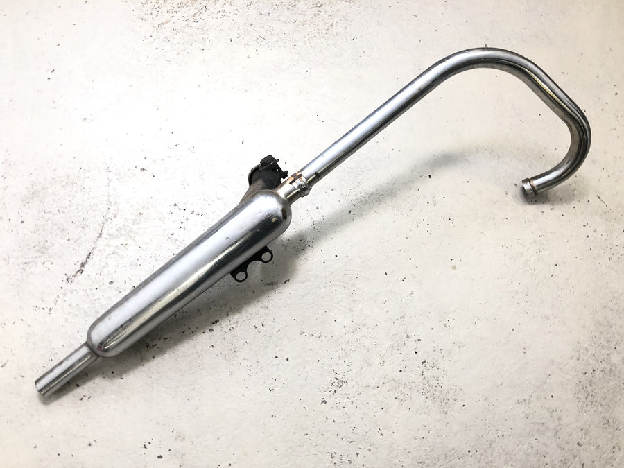 Kawasaki W 650 EJ650A [1999] - Auspuffanlage links Auspuffkrümmer Endtopf Schalldämpfer