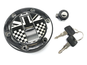 Triumph Sprint ST 1050 [2005] - set di blocco con bridge fork sul serbatoio superiore - 0