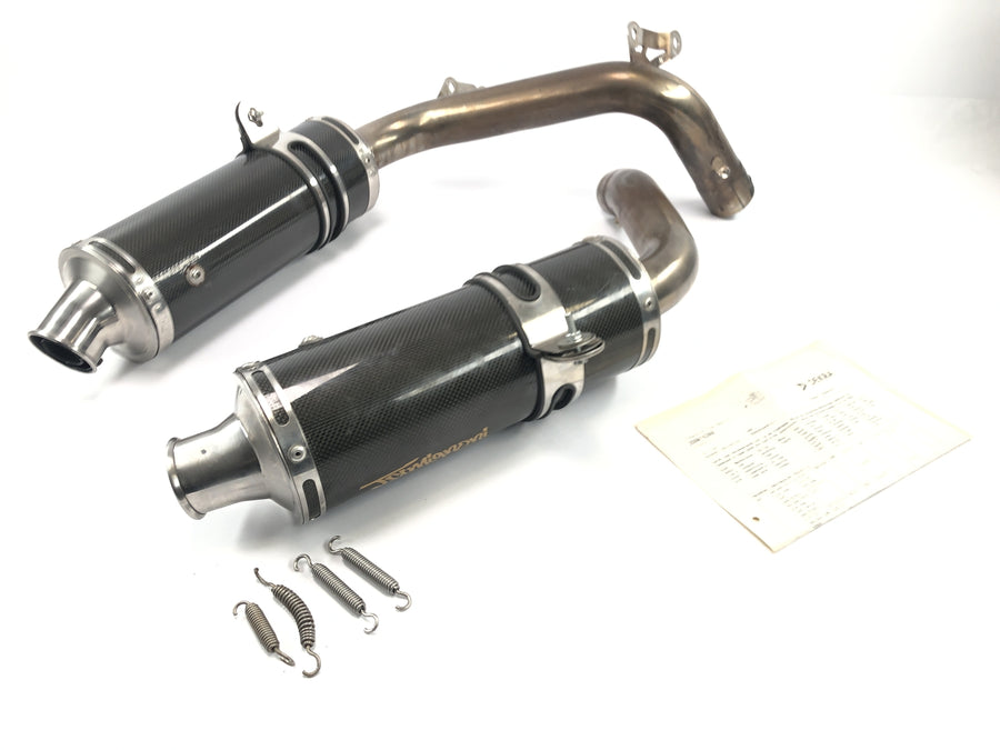 Ducati Monster S4R M4 [2004] - Impianto di scarico silenziatore posteriore Slip-On BOS Carbon