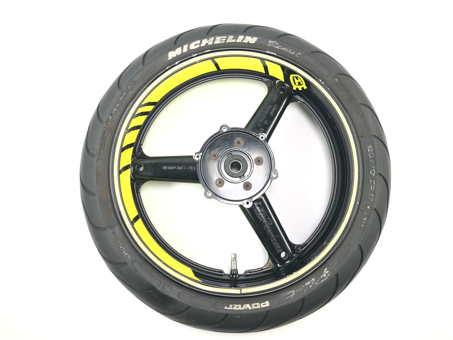 Husqvarna TE 610 H6 8AE [Suzuki RGV 250] - Rad Felge Reifensatz Vorderrad 3.50 x 17 Hinterrad 4.50 x 17 Set mit Scheinkopie