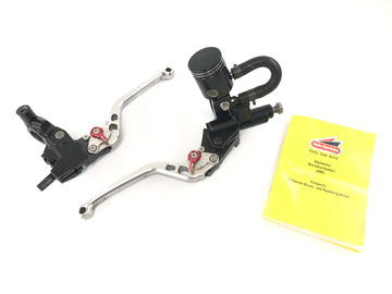 Triumph Speed Triple 1050 515NJ [2007] - set leve freno frizione leve moto Prosports con rapporto e contenitore di compensazione CNC - 0