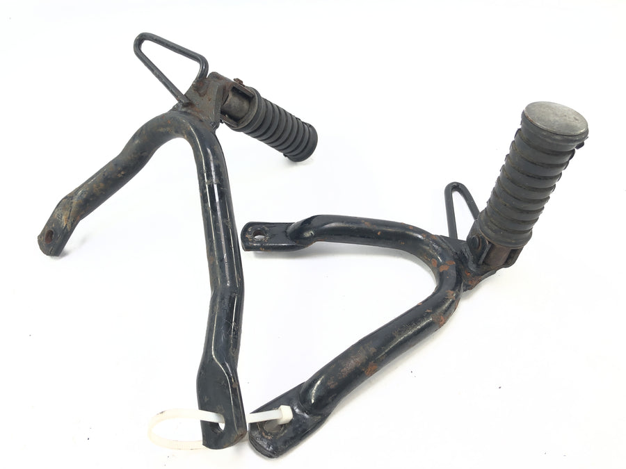 Yamaha XT 350 3YT / 55V [1990] - Soziusfußrasten mit Halter Set Paar