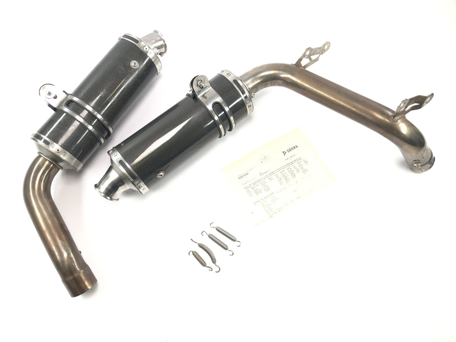 Ducati Monster S4R M4 [2004] - Impianto di scarico silenziatore posteriore Slip-On BOS Carbon