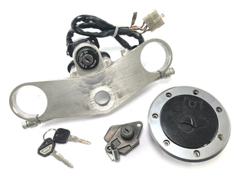 Kawasaki ZXR 400 ZX400L [1992] - Set serrature blocchetto accensione forcella ponte tappo serbatoio