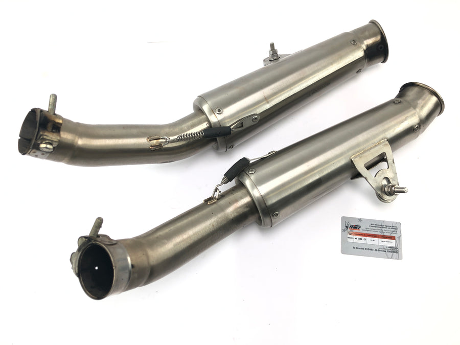 Moto Guzzi V11 Sport [1999] - Schalldämpfer Edelstahl  Endschalldämpfer Auspufftöpfe MIVV