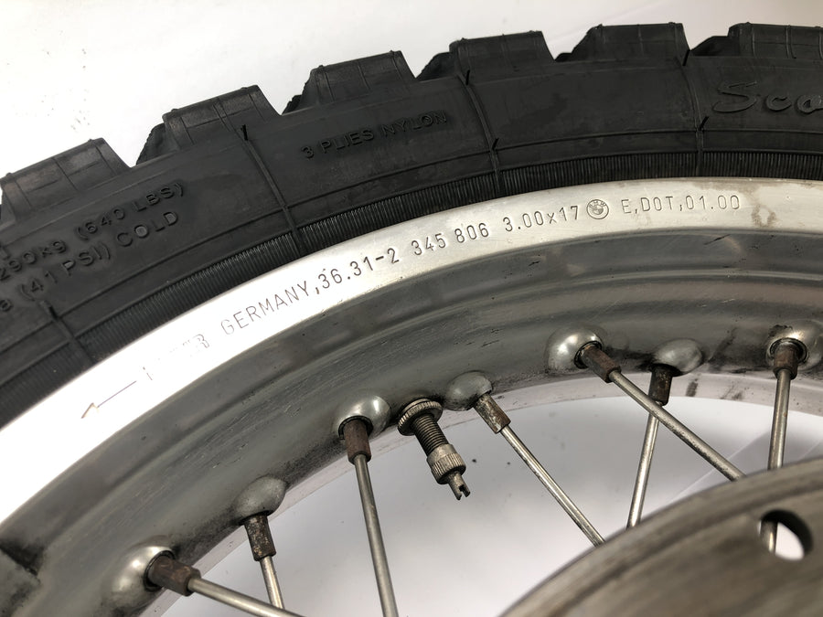 BMW F 650 GS R13 [2000] - cerchio ruota posteriore a raggi 3,00 x 17"