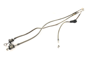 Yamaha XTZ 750 3LD [1989] - Set tubi freno in treccia d'acciaio anteriore doppio freno - 0