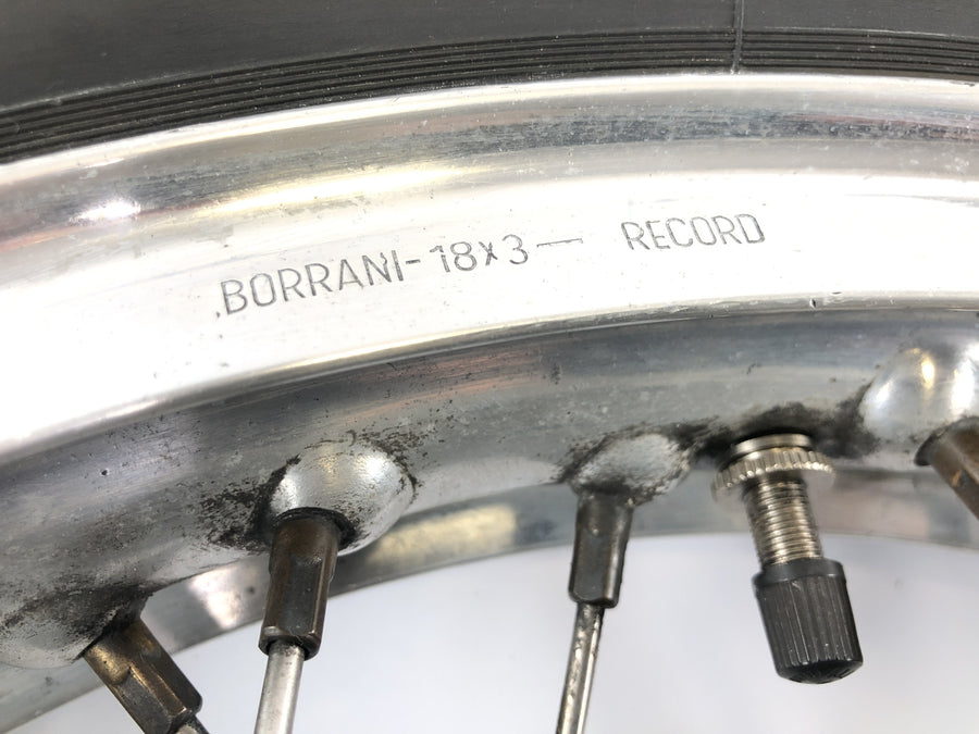 Moto Guzzi V7 Special [1971] - Vorderrad Felge Speichenrad Borrani 18 x 3"