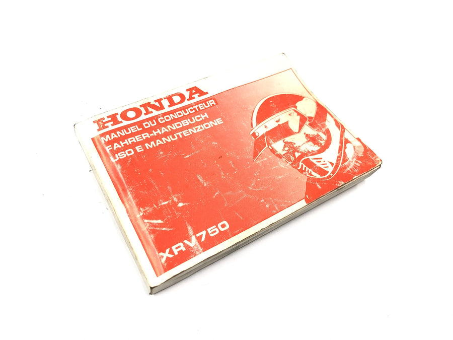 Honda XRV 750 Africa Twin RD04 [1990] - Manuale del conducente Manuale del proprietario