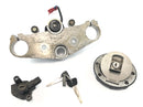 Yamaha XJR 1200 4PU [1996] - ponte forcella superiore con blocchetto di accensione, set di bloccaggio del tappo del serbatoio-1