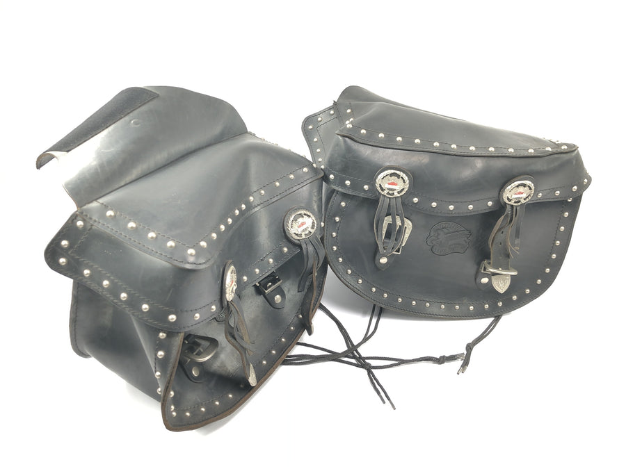 Kawasaki VN 800 VN800A [1996] - Satteltaschen Leder Seitentaschen Motorradtaschen