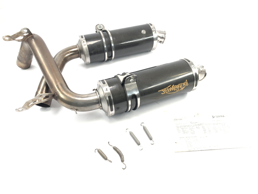 Ducati Monster S4R M4 [2004] - Impianto di scarico silenziatore posteriore Slip-On BOS Carbon